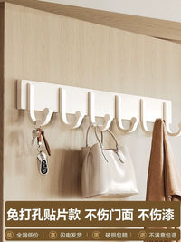No-Drill Wall Mounted Coat Rack with Strong Bearing Capacity for Bathroom and Wardrobe