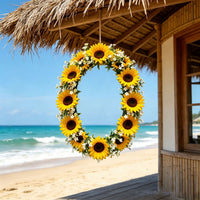 Christmas Wreath Door Hanging Ornament for Home and Garden Decoration