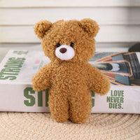 Cute Teddy Bear Keychain Bag Charm Plush Toy for Kids Gifts and Decorations