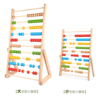 Kids Wooden Abacus Educational Toy, Colorful Number Counting Frame for Early Learning Math