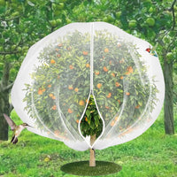 Drawstring Zipper Plant & Fruit Tree Protection Netting Bag for Pest & Bird Control