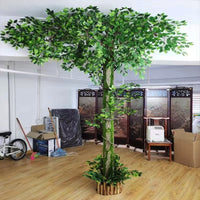 Decorative Pipe Cover Artificial Plant Sticker for Kindergarten, Balcony, or Store