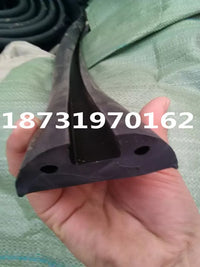 D-Type Rubber Fender Strip for Boats, Yachts, and Docks - U-Type and P-Type Marine Edge Protection