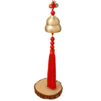 Pure Copper Gourd Wind Chime with Multiple Bells for Home Decor and Car Hanging