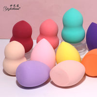 Gourd, Teardrop, or Beveled Makeup Sponge Blender, Soft, Wet/Dry Use, Does Not Absorb Powder, Boxed