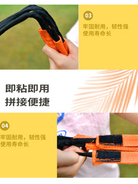 Agility Ladder Training Set for Kids and Adults, Multi-functional Foldable Speed Ladder with Hurdles