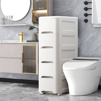 Thickened Large Narrow Gap Storage Cabinet with Drawers for Kitchen & Bathroom