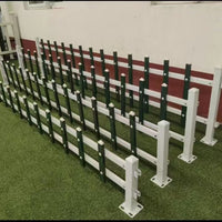 Galvanized Steel U-Shaped Lawn Fence for Road Isolation and Garden Protection