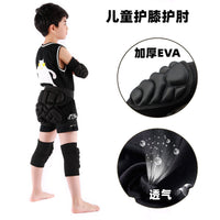 Kids' Sponge Knee and Elbow Pads Set for Cycling, Skating, and Balance Bikes