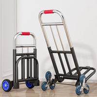 Foldable Portable Hand Truck for Shopping, Luggage, and Cargo