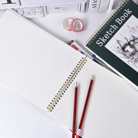 A4 Spiral Sketchbook for Artists and Beginners, Thickened Drawing Paper Sketch Pad