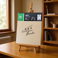Thickened Kraft Paper Sketchbook 8K Spiral Bound for Students, Blank Pages for Drawing and Art