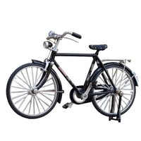 1:10 Scale Retro Alloy Bicycle Model DIY Assembly Toy with Display Stand