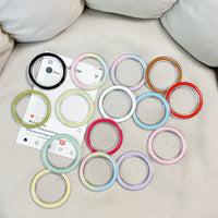 Clear Round Magnetic Phone Grip Base with Expandable Stand, Korean Ins Style