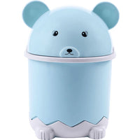 Mini Desktop Trash Can with Lid - Odor-Proof Waste Bin for Home, Office, Car, Bedroom