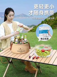 Folding Portable Basin, Large Disposable Travel Camping Bucket, Laundry and Foot Soaking Bag, Vegetable Washing Basin