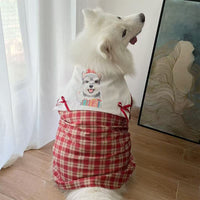 Christmas Dog Dress Cartoon Pet Clothes for Small Medium Large Dogs