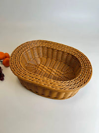 Handwoven Fruit and Snack Basket for Tabletop Storage