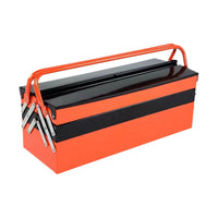 North Bridge Tools Two/Three-Layer Thickened Portable Metal Toolbox for Home Repair and Storage