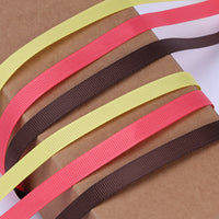 1cm High-Density Ribbed Ribbon for DIY Crafts, Gift Wrapping, and Apparel Trim