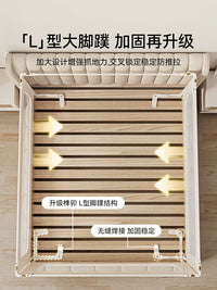 Infant Bed Rail Guard for Toddlers, Extra Tall Anti-Fall Bedside Protector, No-Drill Installation