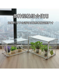 Mini Greenhouse for Plants and Flowers, Portable Indoor Outdoor Plant Grow Tent, Small Garden Warm House for Antifreeze