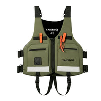 Adult Fishing Life Vest with High Buoyancy for Lure and Sea Fishing, Multifunctional Paddleboard Swimwear