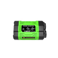 Universal Power Inverter 200W 300W 600W 12V to 110V/220V with Dual USB and Type-C Ports