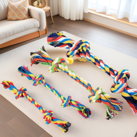 Pet Cotton Rope Chew Toy for Dogs and Cats - Teeth Cleaning and Training