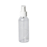 Clear Plastic Spray Bottle, Portable Fine Mist Atomizer for Alcohol, Disinfectant, and Cosmetics, Travel Size