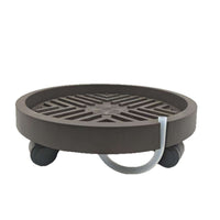 Heavy-Duty Plant Pot Saucer with Wheels and Drainage, Thickened Breathable Plastic Base for Potted Plants