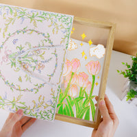 DIY 3D Stained Glass Painting Kit for Kids & Adults, Creative Craft Gift for Team Building Activities