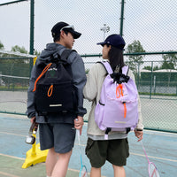 New Drawstring Closure Large Capacity Travel Backpack Lightweight Hiking Bag Foldable Casual Outdoor Unisex Versatile
