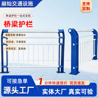 Galvanized Steel Bridge Guardrail for City Overpasses and Pedestrian Walkways