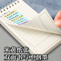ToDolist A6 Daily Planner Notebook, 60 Sheets, Portable Productivity Checklist Journal for Students