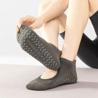 Non-Slip Yoga Pilates Barre Socks for Women, Low Cut Grip Socks for Fitness & Dance
