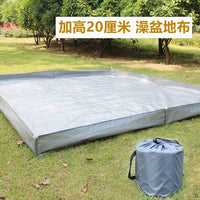 Outdoor PE Ground Sheet for Camping Tent, Thickened Waterproof Moisture-proof Mat
