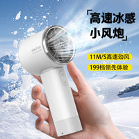 Portable Handheld Rechargeable High-Velocity Fan with 199-Speed Adjustment