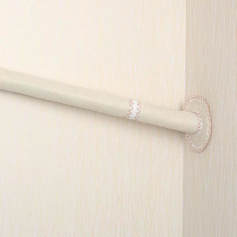 Air Conditioner Pipe Cover with Lace Trim - Decorative Fabric Sleeve for Hiding and Protecting AC Hoses