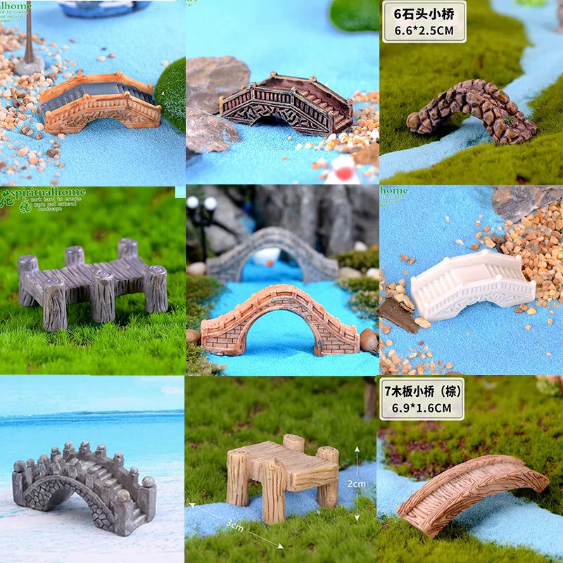 Miniature Arch Bridge Micro Landscape Ornament
