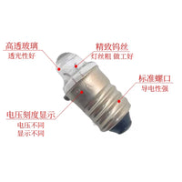 E10 Screw Base Miniature Spotlight Bulb for Experiments and Flashlights