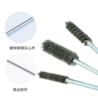 Stainless Steel Wire Tube Cleaning Brush for Industrial Hole Deburring and Polishing