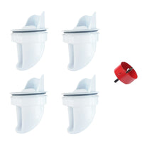 DIY Poultry Automatic Feeder Kit with Black Rubber Rings, Chicken Feeder Troughs, and Nipple Drinkers
