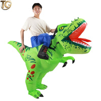 Inflatable Dinosaur Rider Costume for Halloween & Festivals