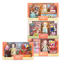 Princess Doll Playset with Accessories for Girls, Educational Toy Gift Set