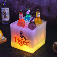 7L LED Ice Bucket Bluetooth Speaker with Foldable Design for Outdoor Beverages