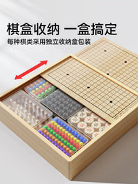 Magnetic Multi-Game Chess Set for Kids - Checkers, Gobang, Flying Chess, Chess, and More