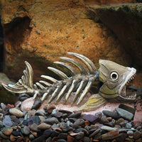Aquarium Dinosaur Skeleton Skull Fish Bone Hideout Decoration