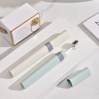 Portable Toothbrush Holder Travel Case with Lid for Outdoor Use