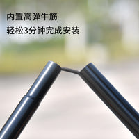 WITESS Portable Badminton Net Stand Set for Outdoor and Indoor Use - Easy Foldable Mobile Net Rack